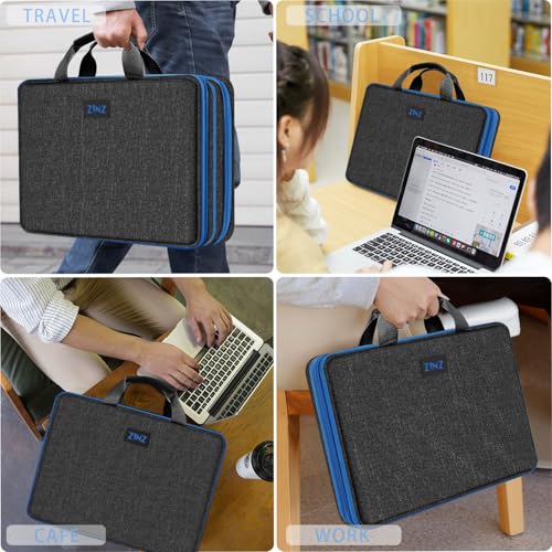Slim Expandable Laptop Case 15.6 Inch Sleeve Upgraded Protective Durable Recycled Carrying Case Compatible with MacBook 15" & 16" and Most 15" 15.6" 16" Notebook,B01K03 - color: B01k03, size: 15.6"