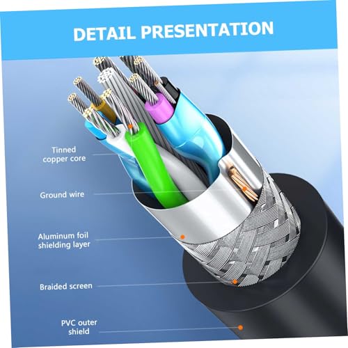 Gatuida 2pcs Y Splitter Cable Audio Extension Cord with Dual Male Headset Jack Adapter for Laptop Microphone Karaoke Live Streaming Lightweight