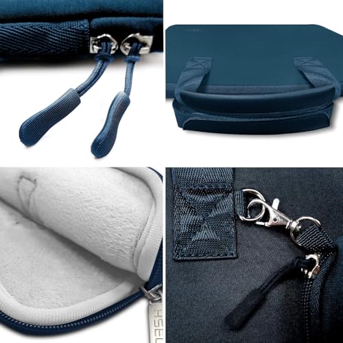 Hseok Laptop Sleeve 14 inch Case with Small Case, Compatible with MacBook Neo 14, MacBook Pro 14 M5/M4/M3/M2/M1, XPS 14 and Most 14 inch Notebooks, Neoprene Computer Handbag,B01L01 - color: B01l01, size: 14"