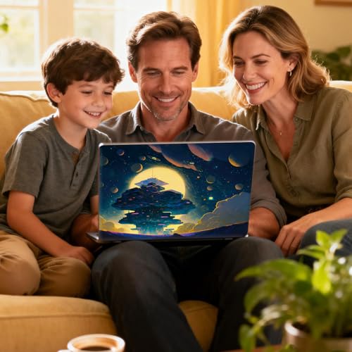 Universal Laptop Skin Sticker Decal for 11.6”12" 13" 13.3" 14" 15" 15.4" 15.6" Reusable Waterproof Scratch-Scratch Resistant Protective Vinyl Laptop Notebook Skin Stickers - City - color: City