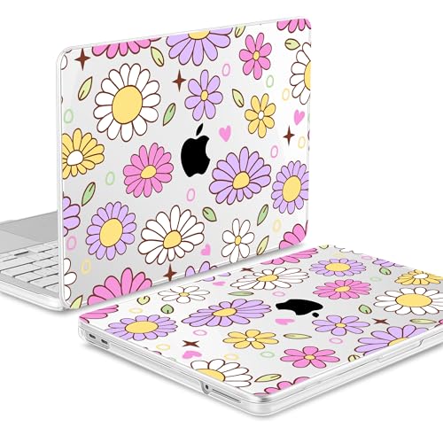 Tuiklol for MacBook Neo 13 Inch Case 2026 A3404 A18 Pro, Printed PC Shockproof Slim Hard Shell Case with MacBook Neo Laptop Cover, Flower - color: Flower