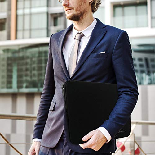 17 inch Laptop Sleeve Case, 17-17.3 Inch Resistant Neoprene Computer Bag | Laptop Sleeve, Computer Cover/Tablet Briefcase Carrying Bag Compatible Asus/Dell/Fujitsu/HP/Sony/Toshiba/Acer- (Black) - color: Black, size: 17.3 inch