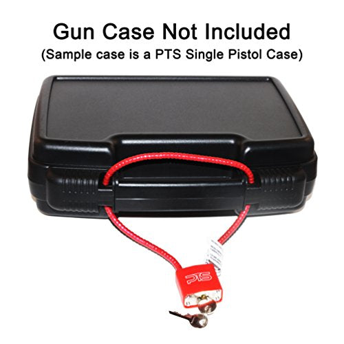 Cable Gun Lock with Key (15") - Keyed Alike - California Approved Safety Device - Secures Pistol, Rifle, Shotgun, Revolver, and Other Firearm Types (5 Pack)