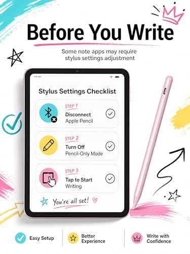 DRYMOKINI Stylus Pen, Active Stylus Pen Touch Screens Compatible for Android and i-OS Tablet/Phones, Rechargeable Universal Stylus Pencil Compatible for A-pple/i-Pad/Phone Tablet, Pink - color: Pink