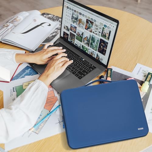 Hard Laptop Sleeve Case for 13.6 Inch MacBook Air M2 A2681 2022-2024 M3/A3113 2024,14inch MacBook Pro 14 M4/M3/M2/M1 Pro/Max A3112 A3401 A3185 A2992 A2918 A2779 2024-2021, Water-Resistant - color: Blue