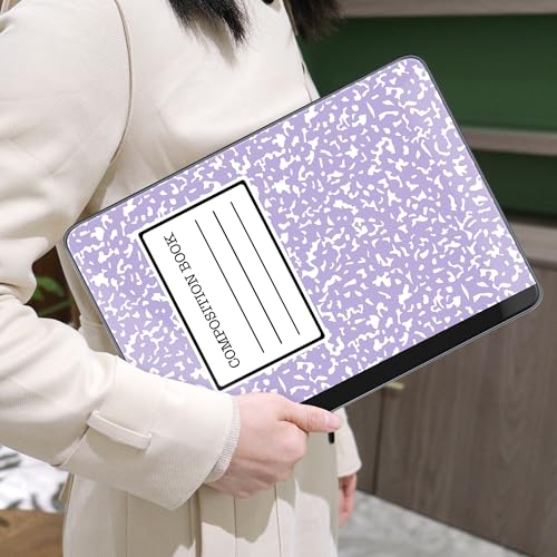 MEEgoodo Printed Case for New MacBook Neo 13 inch 2026 Release(Fit Model A3404), Laptop Hard Shell Cases with Keyboard Skin & Screen Protector & Webcam Covers, Composition Book Purple - color: Composition Book Purple