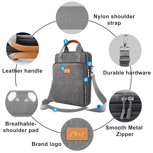 Laptop Case 12.9 13 Shoulder Bag, Expandable Handbag with Valuables Compartment Compatible with MacBook Air/Pro/Neo 13" M5/M4/M3/M2/M1, iPad 12.9/13/11, Water-Resistant & Shockproof,D01G01 - color: D01g01, size: 13"