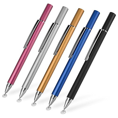 BoxWave Stylus Pen Compatible with Chuwi MiniBook X N100 2-in-1 Touchscreen Laptop (10.51 in) - FineTouch Capacitive Stylus, Super Precise Stylus Pen - Metallic Silver