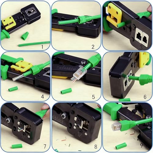 RJ45 Strain Relief Boots (Green) - color: Green