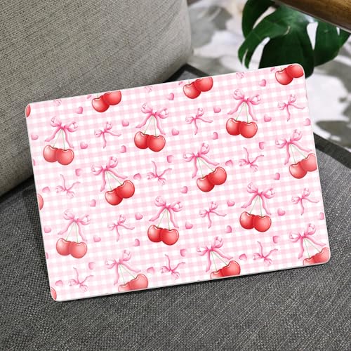 MEEgoodo Case for M5/M4/M3/M2 MacBook Air 13 inch Case 2026 2025 2024 2022, Fit Model A3449/A3240/A3113/A2681, Laptop Hard Shell Compatible with MacBook Air 13.6-inch, Cherry Bow Pattern - color: Cherry Bow Pattern
