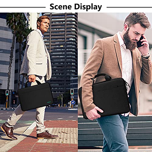 Hseok Laptop Sleeve 13-14 Inch Case Briefcase Compatible with MacBook Neo Pro 14 M5/M4/M3/M2/M1, All Models 13.3 Mac Air/Pro, XPS 13 14, Most Popular 13"-14" Notebooks,B04K01 - color: B04K01, size: 13"-14"