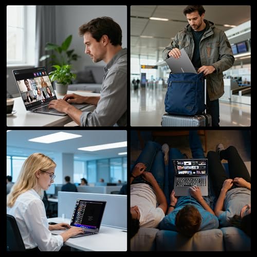 GEEKOM GeekBook X16 Pro 2.8 lbs Laptop, 16" IPS 2.5K 16:10 Laptop Computer, Ultra 9 185H, 32GB LPDDR5x 7500MHz RAM 2TB SSD, Up to 17 Hour, USB4, Fingerprint, Dual Fan, Copilot, Windows 11 Pro - color: GeekBook X16 Pro U9 32GB+2T