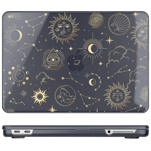 Compatible with MacBook Neo 13 inch (2026 Release A3404) (A18 Pro) with Liquid Retina Display, Printed Slim Protective Case with Screen Protector & Keybaord Cover, Constellations - color: Constellations