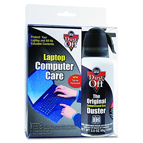 Dust-Off Computer Care Cleaning Kit - for Notebook - Black, Gray - 1 Each - 1 Each