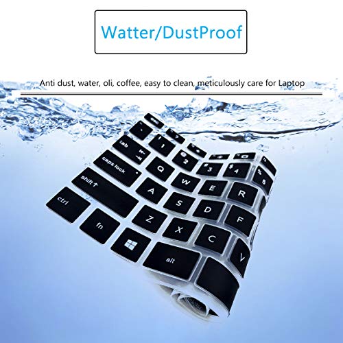 Keyboard Cover for HP Laptop 14/HP Pavilion 14-dq 14-cf/fq, HP 14 Ultrabook, HP 14-dq0052dx 14-dq0703dx 14-dq2089wm 14-dq0760dx 14-dq0032dx 14-dq0004dx 14-dq0762dx 14-dq0761dx 14-dq0054dx 14-dq1043dx - color: Black