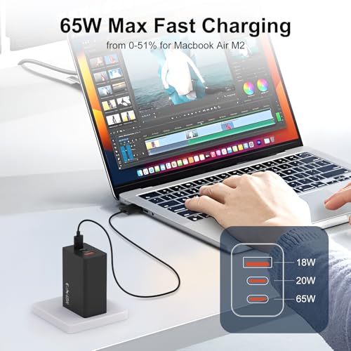 Samsung 65W 3-Port Super Fast Charging Wall Charger, GaN Adapter | for Samsung Galaxy S26 Ultra/S26/S26+/S25 Ultra/S25/S25+/S24 Ultra/S24/S24+/S23 Ultra/S23/S23+ Ultra/S22+/Z Fold 3/ laptops