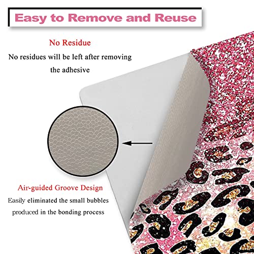 ARTSO 15.6 inch Laptop Notebook Skin Sticker Universal Soft Art Cover Decal Fits 12 13 13.3 14 15 15.4 15.6 inch Laptop Protector,Easy to Apply, Reusable, Pink Leopard Print - color: Pink Leopard Print