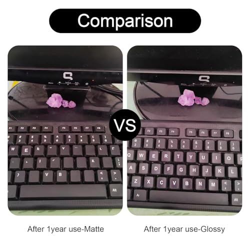 2PCS English Keyboard Stickers, Universal Replacement English Keyboard Letter Stickers with Tweezer, Keyboards Alphabet Sticker Black Background White Lettering for Laptop Notebook PC Computer Desktop