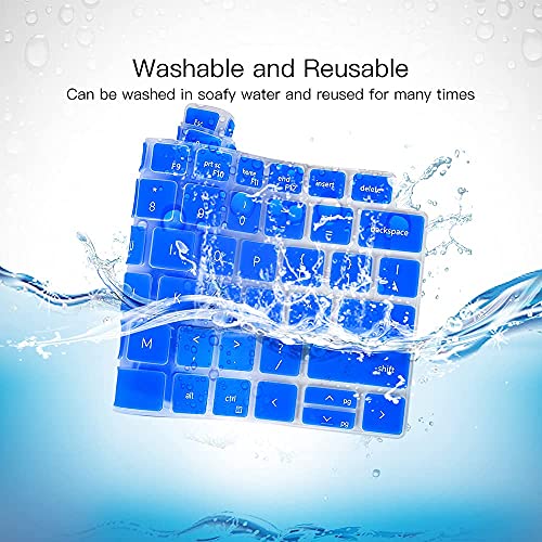 Keyboard Cover Skin for Dell Latitude 3440 5440 5430 5431 5420 14", Dell Latitude 14" 7440 7430 7420 7410, Dell Latitude 14" 9420 9430, Dell Latitude 9520 9510 7520 15.6" Keyboard Skin Protector, Blue - color: Blue
