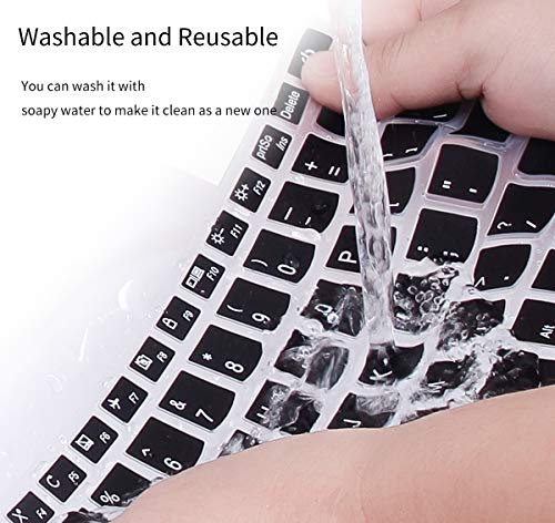 Keyboard Cover for Lenovo Legion Pro 5 5i 7 7i (Gen 8/9) 16" / Legion Pro 9i Gen 9 16/Legion 9 16IRX9/Legion Slim 7 7i(Gen9/Gen 8/7/6) 15.6, Legion 5 5i 5p 5pi 7i 15.6 17.3 / LOQ 15.6" 16"-Black - color: Black