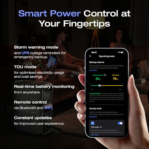 EF ECOFLOW Portable Power Station DELTA 3 Plus 1024Wh with Extra Battery | Expand Capacity from 1024Wh to 2048Wh, 1800W AC/140W USB-C Output, Solar Generator for Emergency, Home Backup, Camping - style: DELTA 3 Plus with Extra Battery
