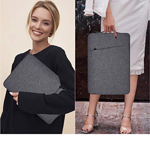 14 Inch Laptop Sleeve Case for Acer Chromebook Plus 514/ Aspire 14, HP Lenovo Dell ASUS Computer Carrying Bag, Space Grey - color: Space Grey, size: 14 Inch