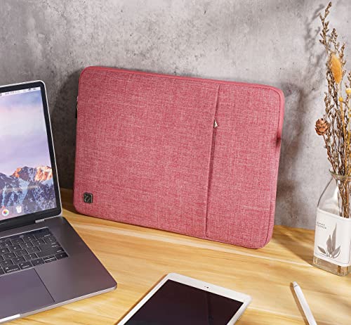 NIDOO 13.3 Inch Laptop Sleeve Case 14 inch Protective Notebook Bag for 13.5" Surface Laptop 6 5 4/14" MacBook Pro M3 M4 2024/13.3 ThinkPad X13 / 14" Yoga Slim 7i Pro Women, Red - color: Pink, size: 12.5-13 Inch / 2017 New MacBook Pro