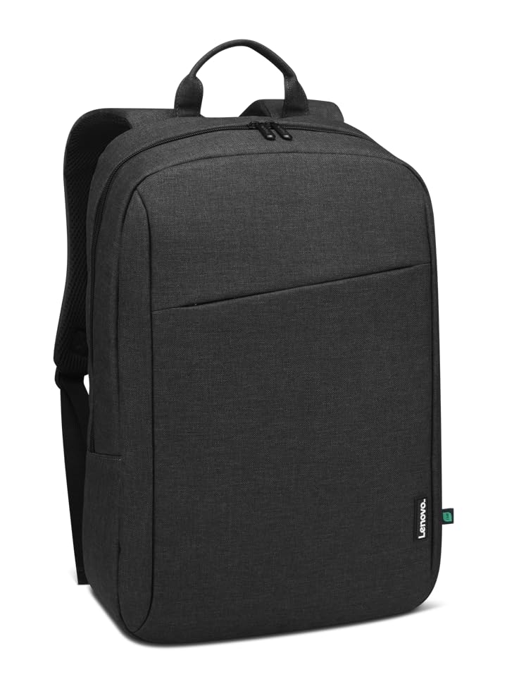 Lenovo 16” ECO Laptop Backpack - B210 - Travel Pack for Laptop or Tablet, Durable, Water-Repellent, Made from Recycled Material, Lightweight, Sleek Design for Travel, Business, Casual Backpack - Black - size: 16 inch