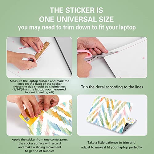 11.6 13 13.3 14 15 15.6 inches Netbook Laptop Skin Sticker Decal Reusable Protector Cover Case for Laptop Notebook chromebook (W-NEK-38) - color: W-NEK-38
