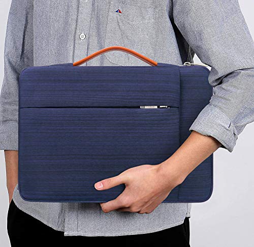 Lacdo 360° Protective Laptop Sleeve Case for 15 inch New MacBook Air M5/A3448 (2026), M4 A3241 2025, M3 A3114, M2 A2941 2024-2023, 15 inch MacBook Pro A1990 A1707, Computer Bag, Water-Resistant, Blue - color: Blue, size: New MacBook Air 15 Inch