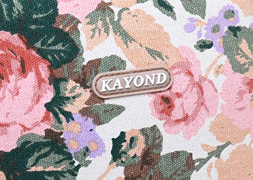 Kayond Canvas Water-Resistant KAYOND Nylon Fabric 15.6 Inch Laptop Sleeve case for 15 inch 15.4 inch 15.6 inch Notebook Computer (15-15.6 inch, White Camellia) - color: White Camellia, size: 15-15.6 inch