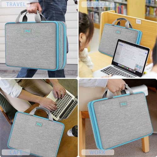 ZINZ Expandable Laptop Case 15.6 Inch Sleeve, Protective Carrying Case Compatible with MacBook Neo 16", MacBook Pro 16"/15.4", Dell XPS 16" and Most 15" 15.6" 16" Notebook,G01Y01 - color: G01y01, size: 15-16"