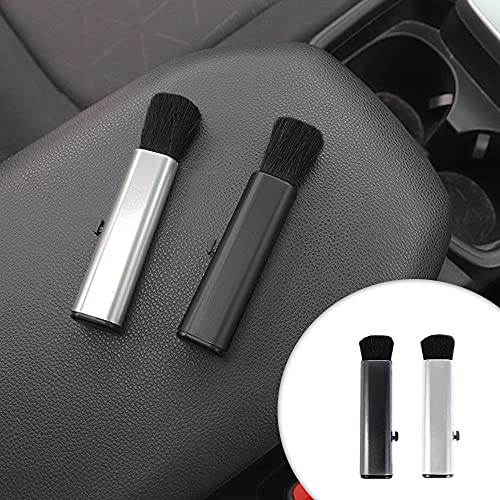 2 Pcs Retractable Keyboard Cleaning Brush Computer Cleaning Tool Dust Removal Brush for Desktop Table