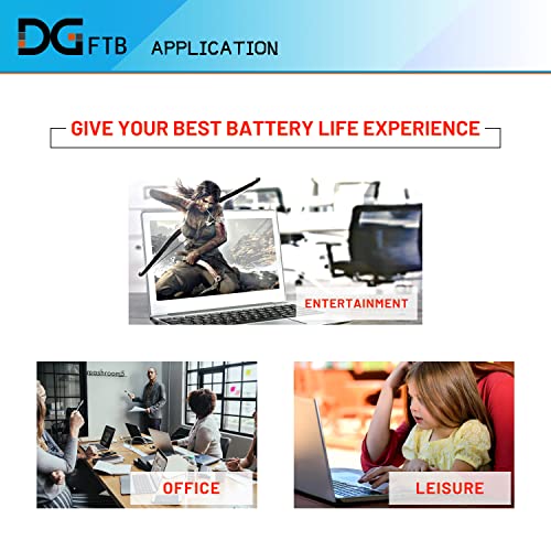 DGFTB 45.2Wh DYNK01 G3HTA036H Laptop Battery Replacement for Microsoft Surface 1st Gen 1769 2017, Surface 1782 13.5'', 2-LQN-00004 KSR-00001 DAG-00003 (7.57V 45.2Wh/5970mAh/ 4-Cell) with Tools