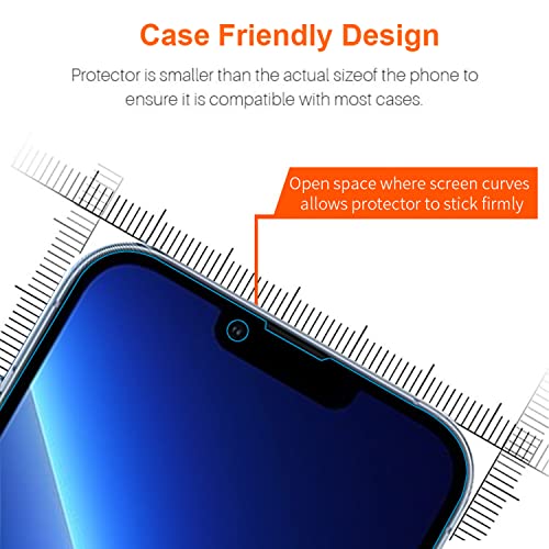 Screen Protector for iPhone 13 pro max iPhone 14 Plus Anti Blue Light Screen Protector Compatible with iPhone 14 Plus iPhone 13 pro max 3 Pack