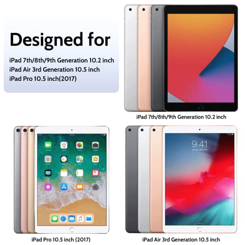 Peslv 2 Pack Magnetic Paperfilm for iPad 9th 8th 7th Generation 10.2 Inch & Air 3th & Pro 10.5in Feel Like Writring Drawing On Paper, Removable Matte Anti Glare Blue Light Screen Protector - size: iPad 7th 8th 9th 10.2"/ Air 3/ Pro 10.5