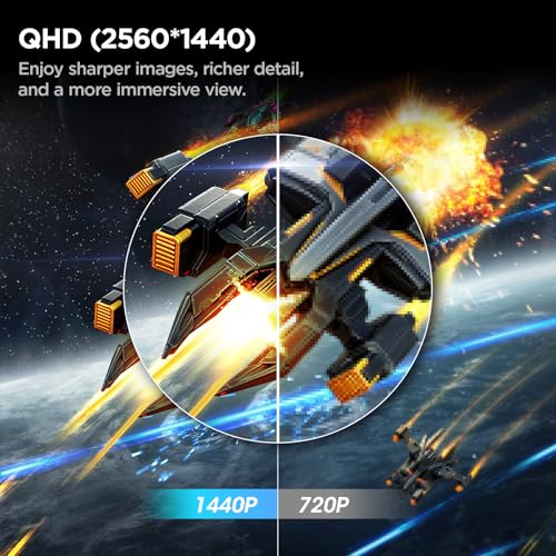KOORUI 27 Inch Curved Gaming Monitor QHD 180Hz, 1ms 1500R VA Display | 2560×1440 Monitor, Adaptive Sync, 4000:1 Contrast, 90% DCI-P3, Eye Care, HDMI×2 and DP, VESA, FPS & Console Gaming - size: 27inch 180Hz/QHD/Curved