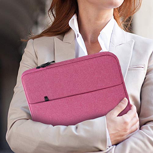 NIDOO 16 inch Laptop Sleeve Carrying Case Computer Protective Cover for 16" ThinkPad E16 Gen 2 / L16 Gen 6/ Z16/ ThinkBook 16 Gen 7 8/15 inch MacBook Air M5 M4/ Dell 16 Plus/HP ASUS Acer - color: Red, size: 15-16 Inch / Macbook Pro 15 16