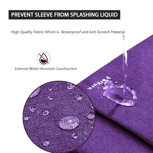 Ferkurn Laptop Bag Case for Women Men Computer Bag Compatible with HP Envy Pavilion Omen/LG Gram/MSI/Dell Inspiron XPS/Lenovo/Acer, Shoulder Strap Carrying Messenger Briefcase, Purple, 15.6 16 Inch - color: Purple, size: 15.6 inch