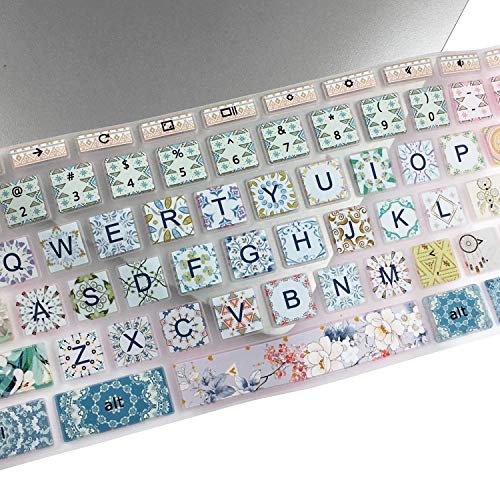Keyboard Cover Skin for HP Chromebook 11 x360 11.6,G2/G3/G4/G5/G6 EE/G7 EE 11.6, 14-ca 14-ak14-X Series/HP Chromebook 14 G2 G3 G4 Keyboard Protector,Garland - color: Garland