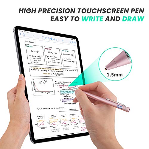 Stylus Pen for HP Envy X360 Touchscreen Laptop Pencil,Rsepvwy Active Stylus Digital Pencil with 1.5mm Ultra Fine Tip Stylus for HP Envy X360 Pen,Pink