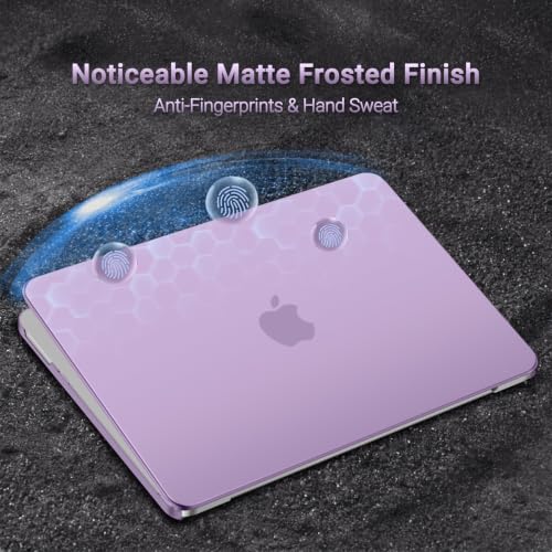 MOSISO Compatible with MacBook Neo Case 13 inch 2026 A3404 A18 Pro Chip | 4 in 1 Kit Ultra-Thin Exact-Fit Scratches&Fingerprints Resistant Protective Hard Shell Matte Case Cover, Purple - color: Purple