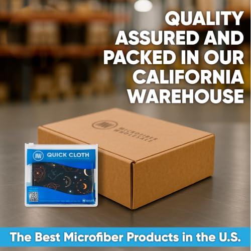 Microfiber Wholesale Quick Cloth Glasses Cleaning Cloths 5x7 Astrology | 2-Pack with Case | Double-Sided Lens Cleaner for Eyeglasses, Camera & Screens | Reusable Microfiber Glass Polishing Cloths - color: Astrology, size: 5"x7"