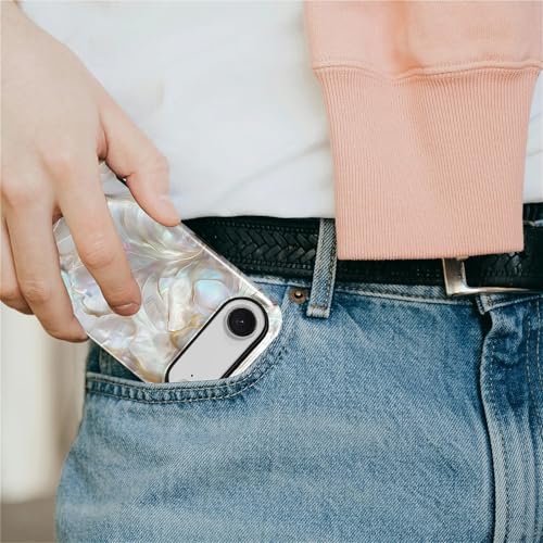 CARLOCA Case for iPhone 17 Air,White Gold Abalone Shell Design Hybrid Dual Protection Soft TPU Hard PC Shockproof Anti Scratch Men & Women Stylish Protective Phone Case - color: White Gold Abalone Shell, size: iPhone 17 Air