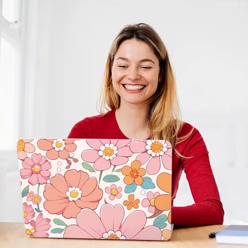 CREATCABIN Flowers Laptop Skin Sticker Decal Netbook Skin Sticker Notebook Art Decal 12" 13" 13.3" 14" 15" 15.4" 15.6 Inch Laptop Protector Cover Waterproof Scratchproof Removable Easy to Apply - style: Flowers