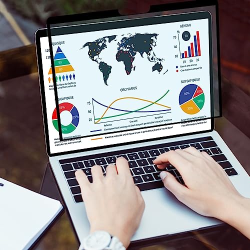 MOSISO Blue Light Blocking Screen Protector Bubble Free Anti Glare | Compatible with MacBook Air 13 inch 2022-2018/Pro 13 2023-2016 M2 M1, Anti Blue Light Blocking Laptop Screen Filter Film