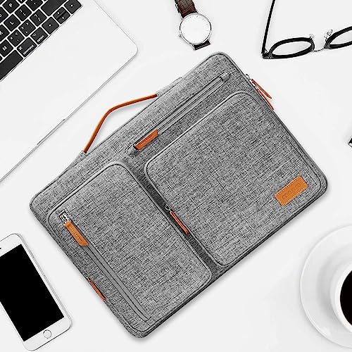 MOSISO 360 Protective Laptop Case 13 inch, 13 inch Laptop Sleeve | Compatible with MacBook Neo/Air M5 M4 M3 M2 M1 2026-2018/Pro M2 M1, Side Open Carrying Case with 4 Zipper Pockets, Gray - color: Gray, size: 13 inch