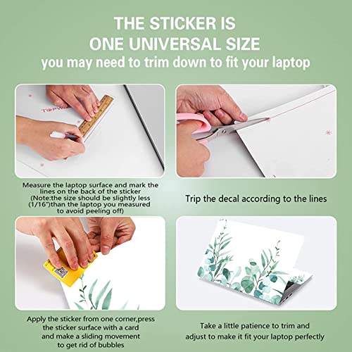 11.6 13 13.3 14 15 15.6 inches Netbook Laptop Skin Sticker Decal Reusable Protector Cover Case for Laptop Notebook chromebook (W-NEK-39) - color: W-NEK-39