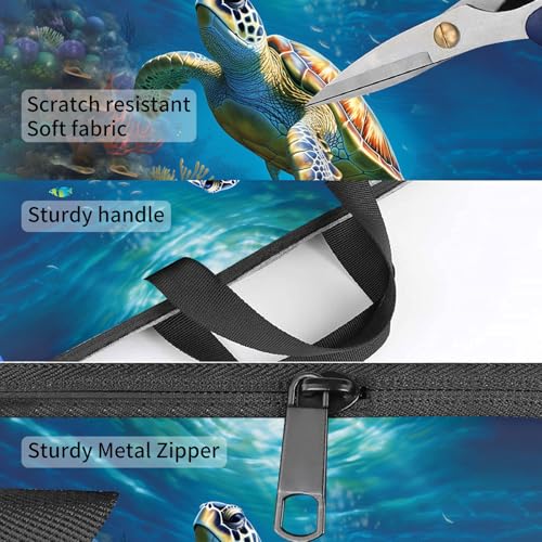 Laptop Bag,14 15 15.6 inch Laptop Case Sleeve,Computer Case Sleeve for Laptop with Handle for Women Men,Laptop Carrying Case for MacBook,Dell,Lenovo,Notebook Computer,Cute Sea Turtle - color: Cute Sea Turtle