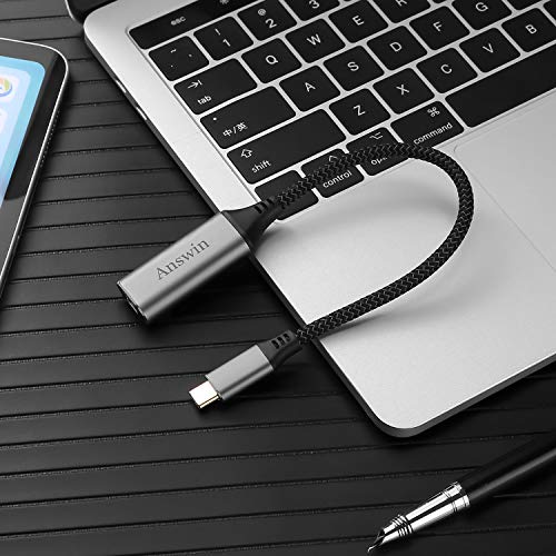 USB C to Mini Displayport (4K@60Hz), Thunderbolt 3 to Mini DisplayPort Adapter for iPhone 15/16/17 Series, M2-M4 MacBook, MacBook Air/Pro 2018-2025, Galaxy S21-S25, Steam Deack and Rog Ally